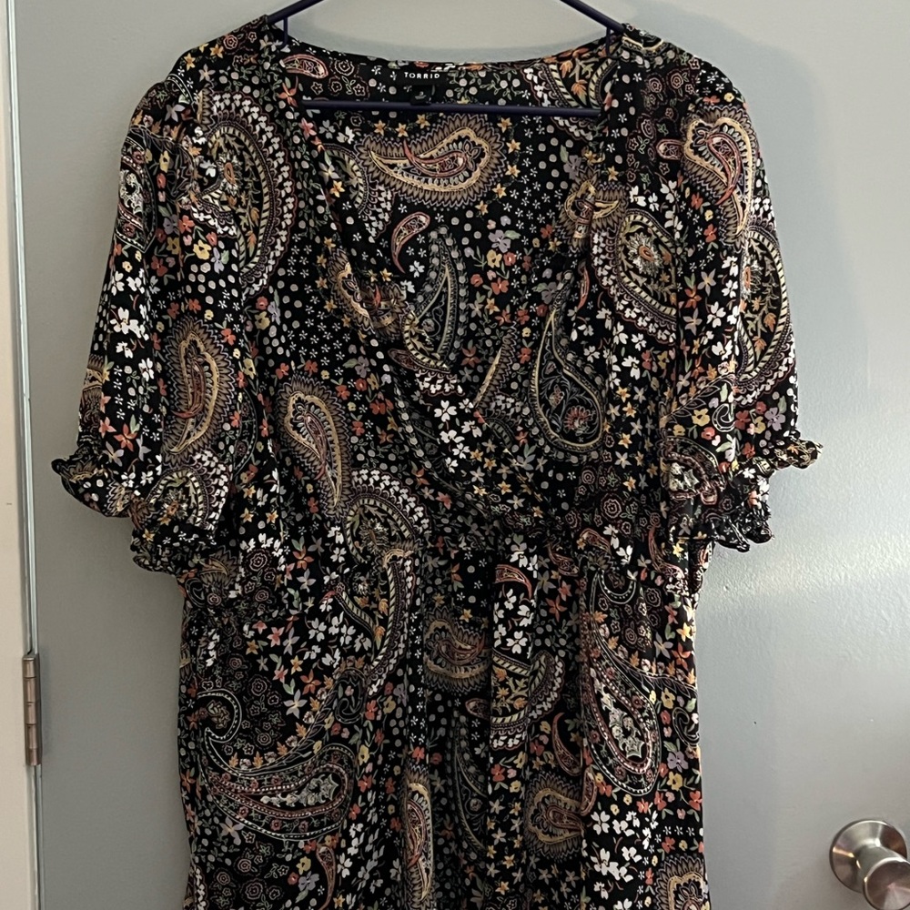 Paisley pattern blouse